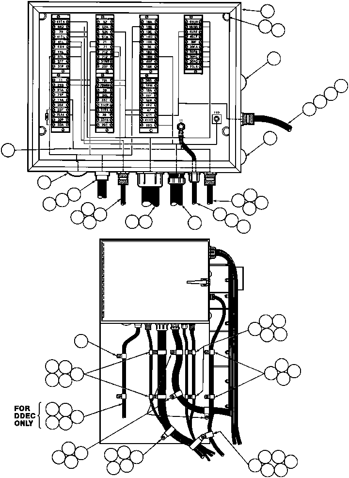 HARNESS - ENGINE (SEE ENGINE WIRING PG) YA2135 KOMATSU