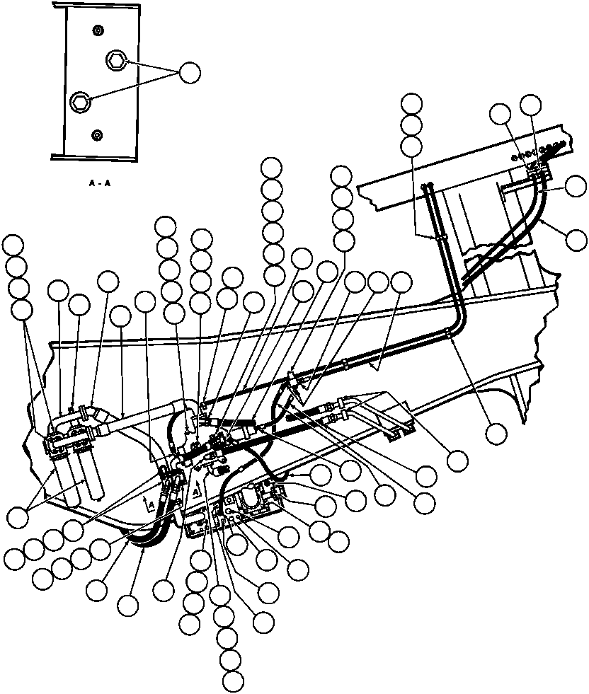 HOIST VALVE ASSM (SEE INDEX) TZ6385 KOMATSU