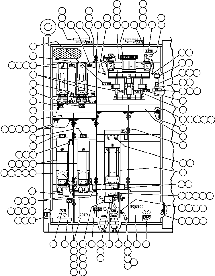 Табличка - 7J7 ED0351 KOMATSU