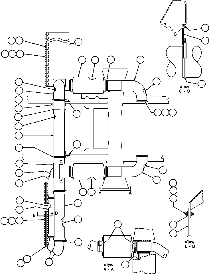 SUPPORT, MUD FLAP - L.H. EC3314 KOMATSU