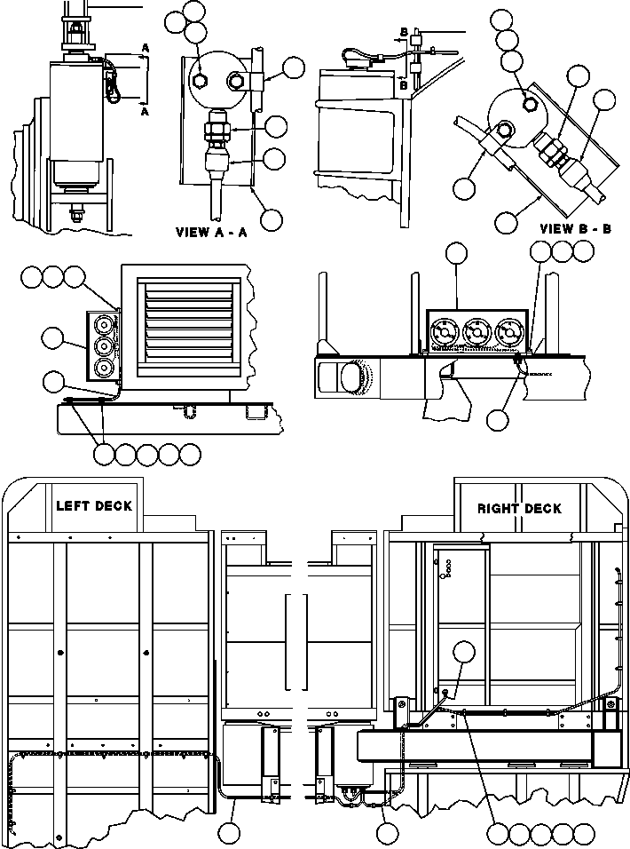 HARNESS, LIGHTS, L.H. EB9353 KOMATSU