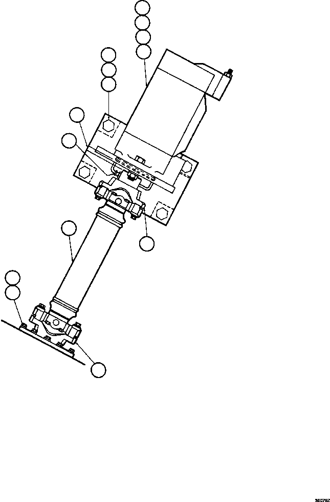 U-JOINT ASSEMBLY PB7327 KOMATSU