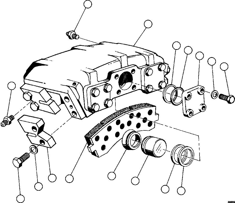 Фрикционная накладка VE7299 KOMATSU