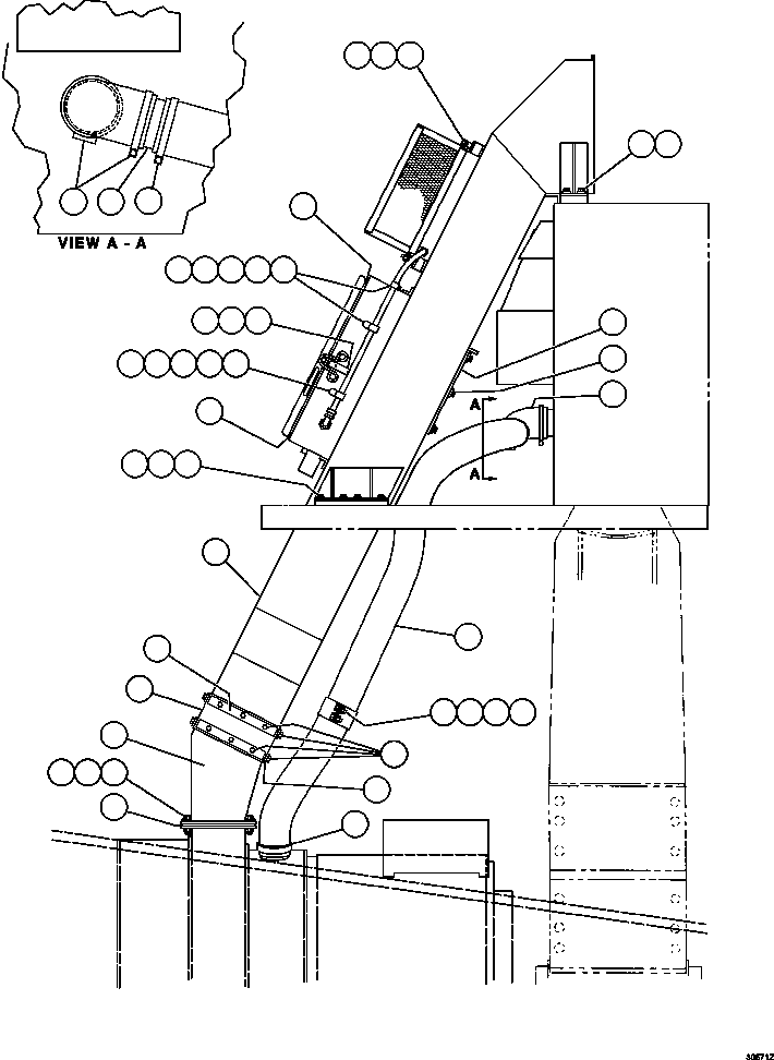 DUCT, INLET EC9110 KOMATSU