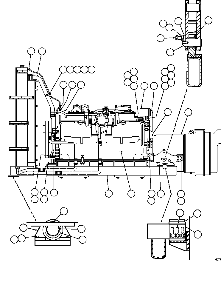 HOSE (LEFT SIDE ONLY) VW4209 KOMATSU