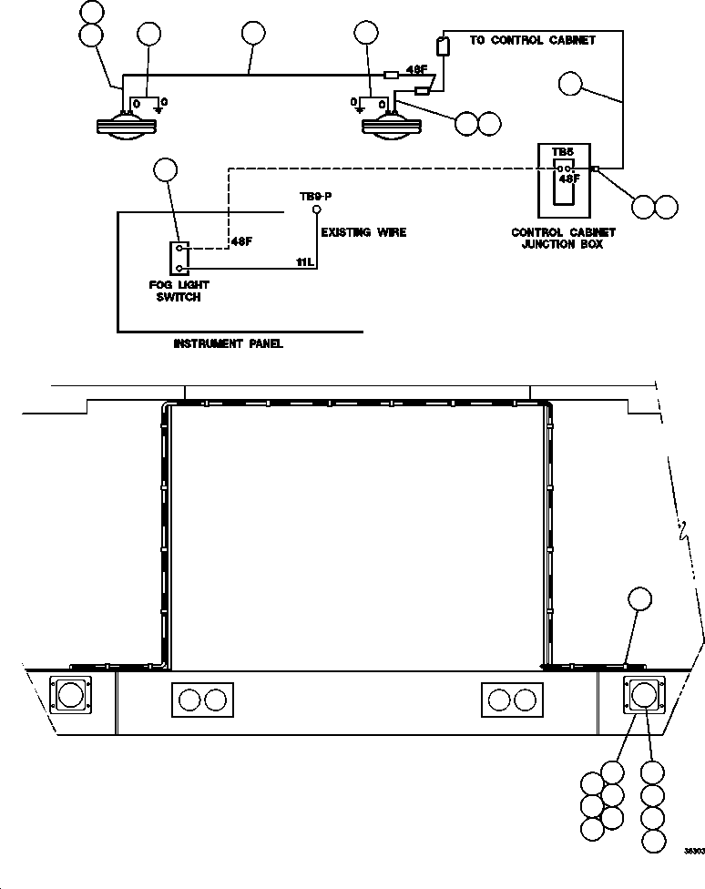 BOX, FOGLIGHT (OPTIONAL) TZ4897 KOMATSU