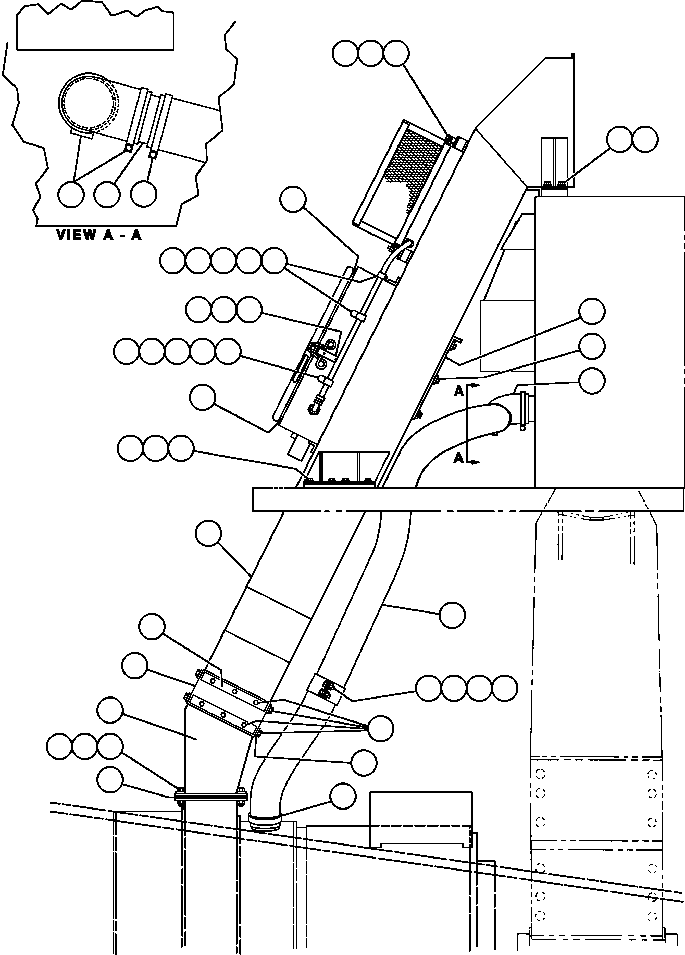 DUCT, INLET ED0992 KOMATSU