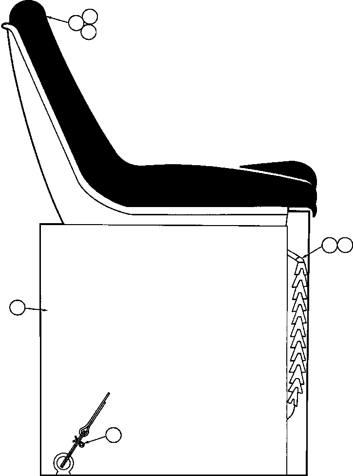 PEDESTAL, SEAT EB4885 KOMATSU