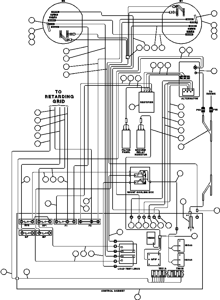 HARNESS - ENGINE/CONTROL CABINET ED5414 KOMATSU