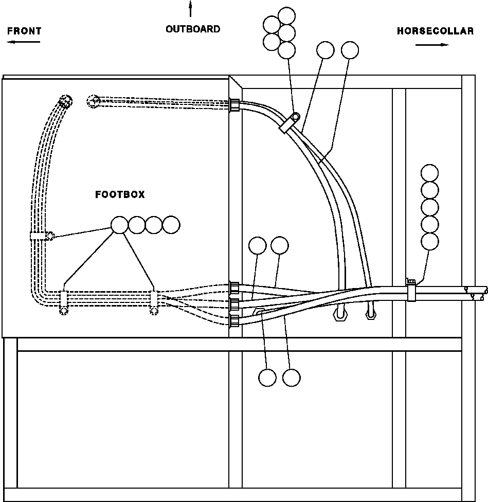 HARNESS (INSTRUMENT PANEL TO JUNCTION BOX) ED5718 KOMATSU