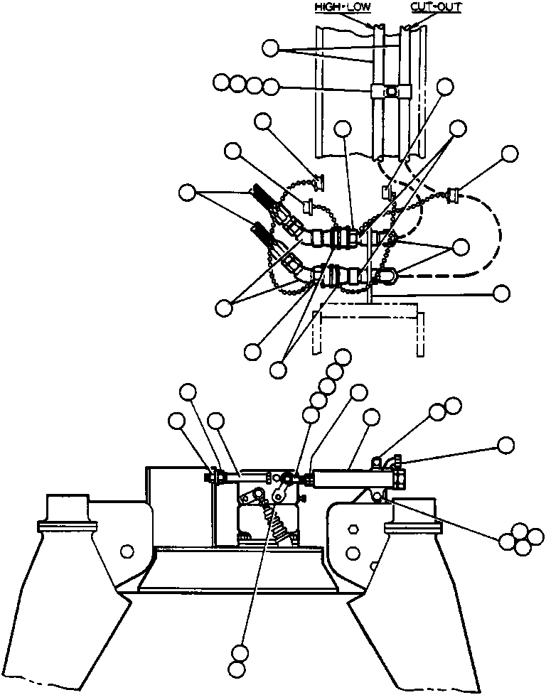 Угольник - 45 DEGREES VH4274 KOMATSU