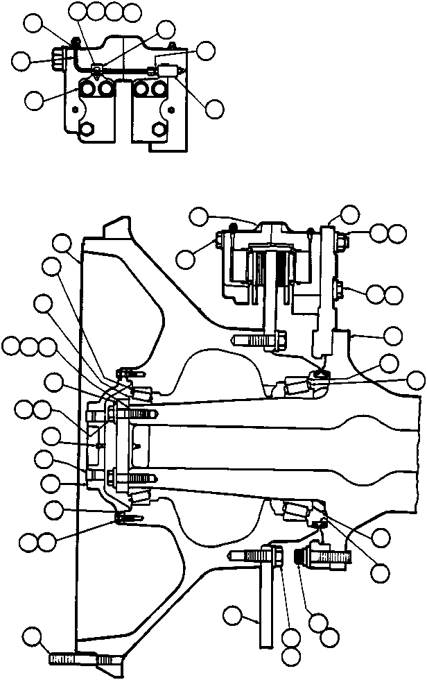 Трубная пробка H688 KOMATSU