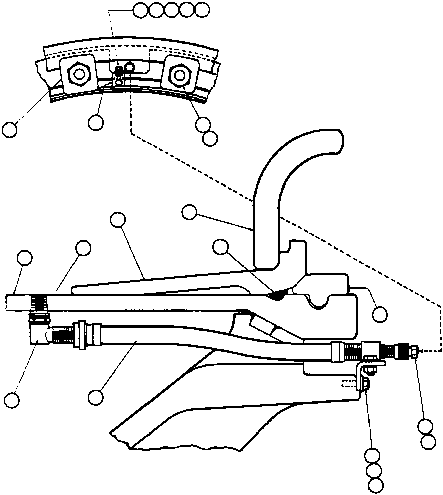 База обода AK1575 KOMATSU