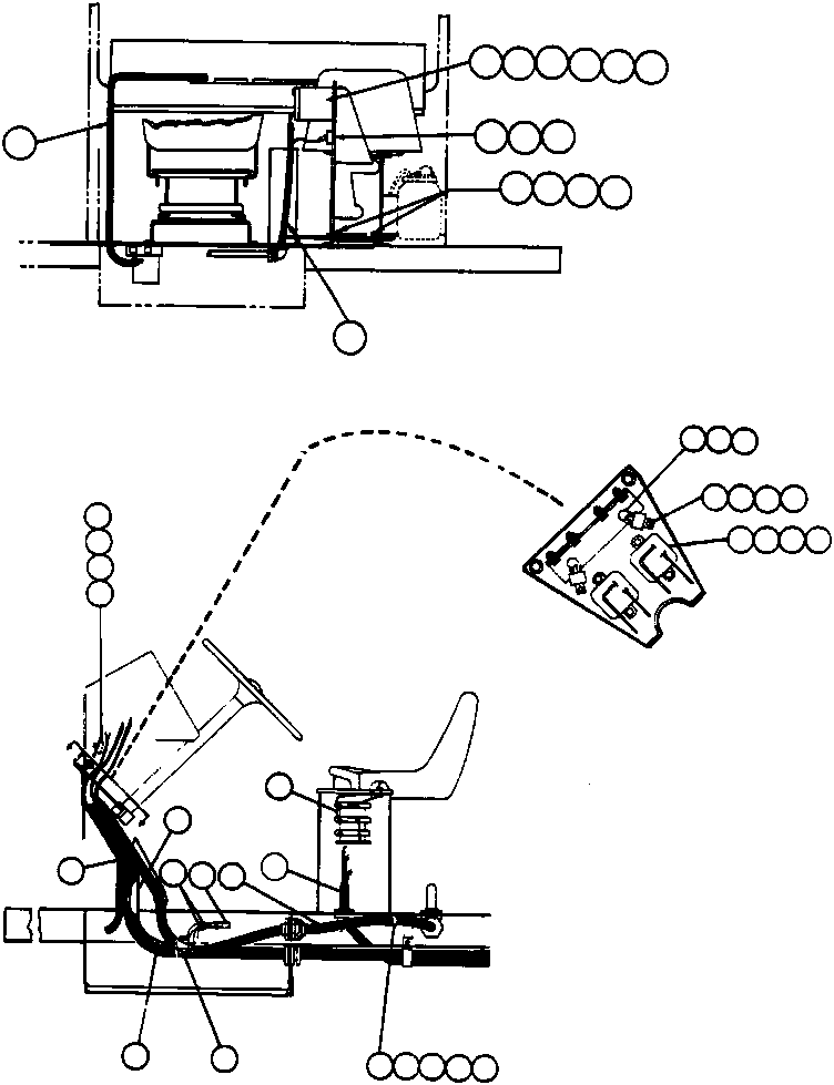 Гайка - 1/4" - 20NC TS1549 KOMATSU