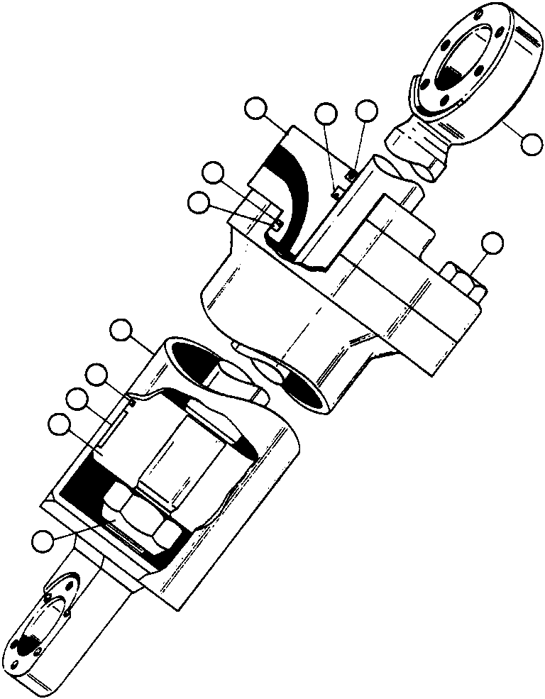 SEAL, PISTON (INCLUDED IN RK1620 SEAL REPAIR KIT) VN2087 KOMATSU