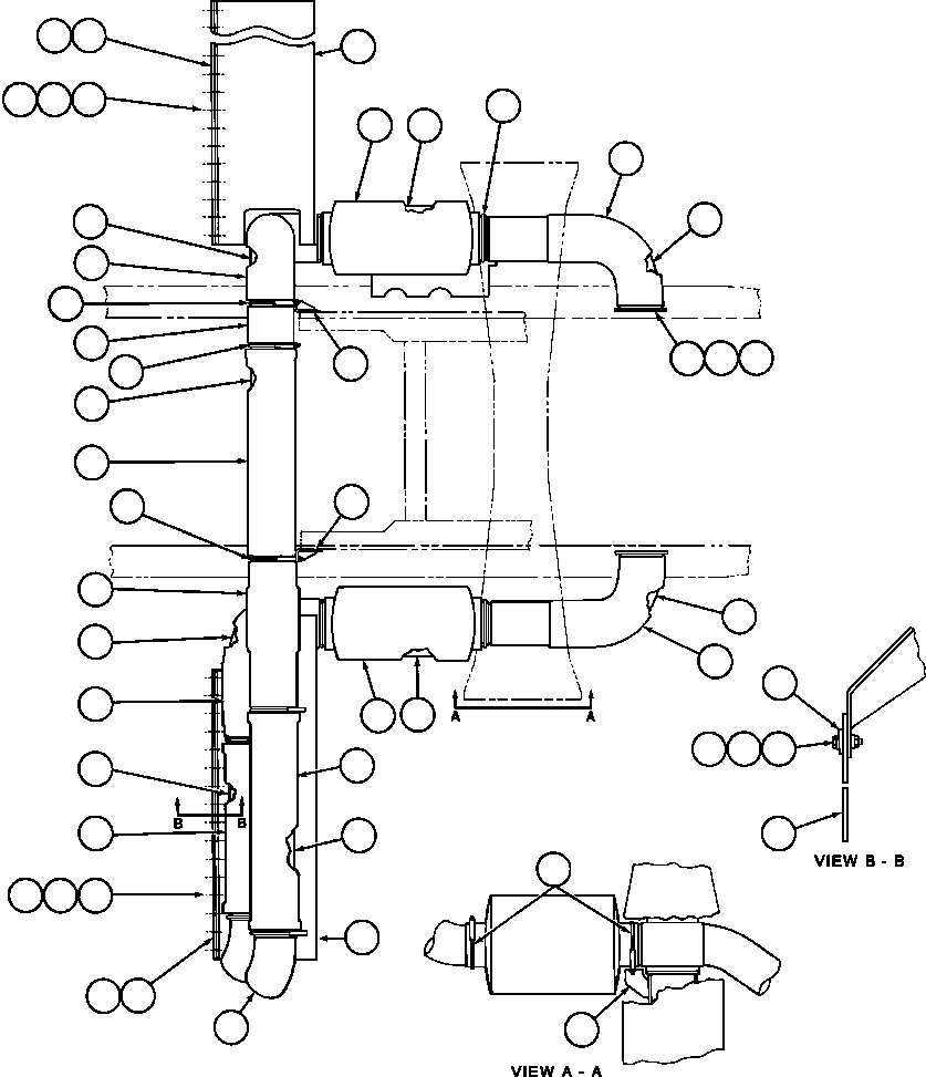 TUBE - L.H. EB2984 KOMATSU