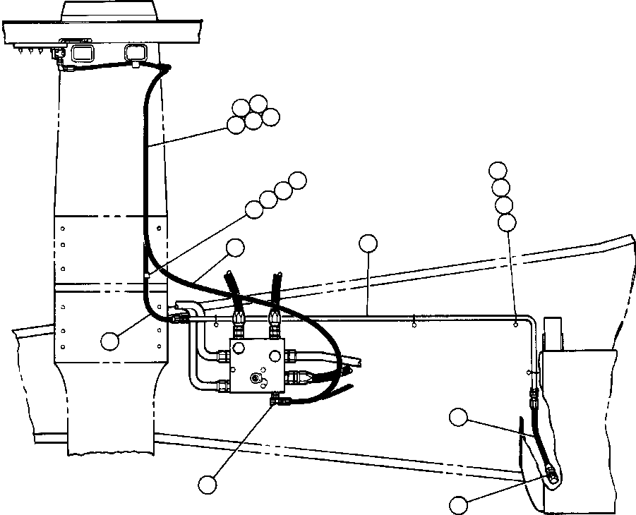 Шланг HA6539 KOMATSU