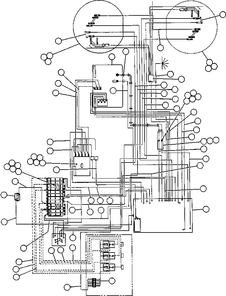 CABLE (7J2) (BLOWN GRID TO R.H. WHL MOTOR) CH0579 KOMATSU