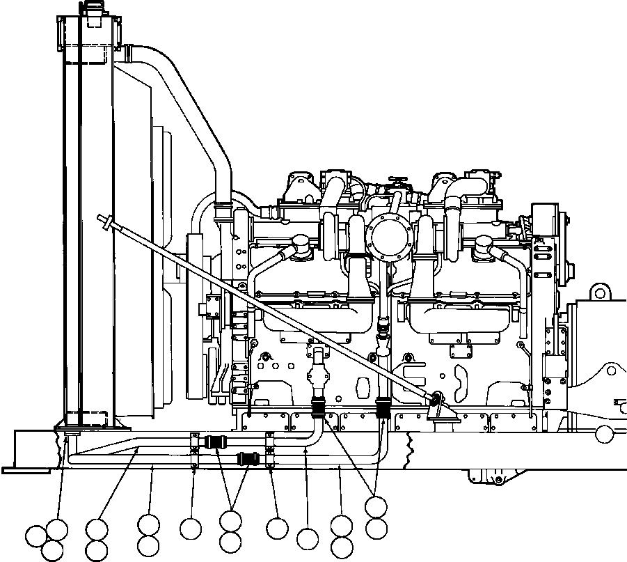 Трубка EB3987 KOMATSU