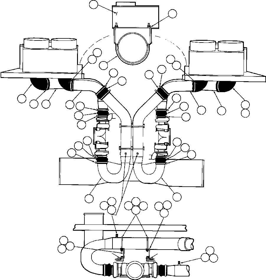 TUBE - L.H. EB2438 KOMATSU
