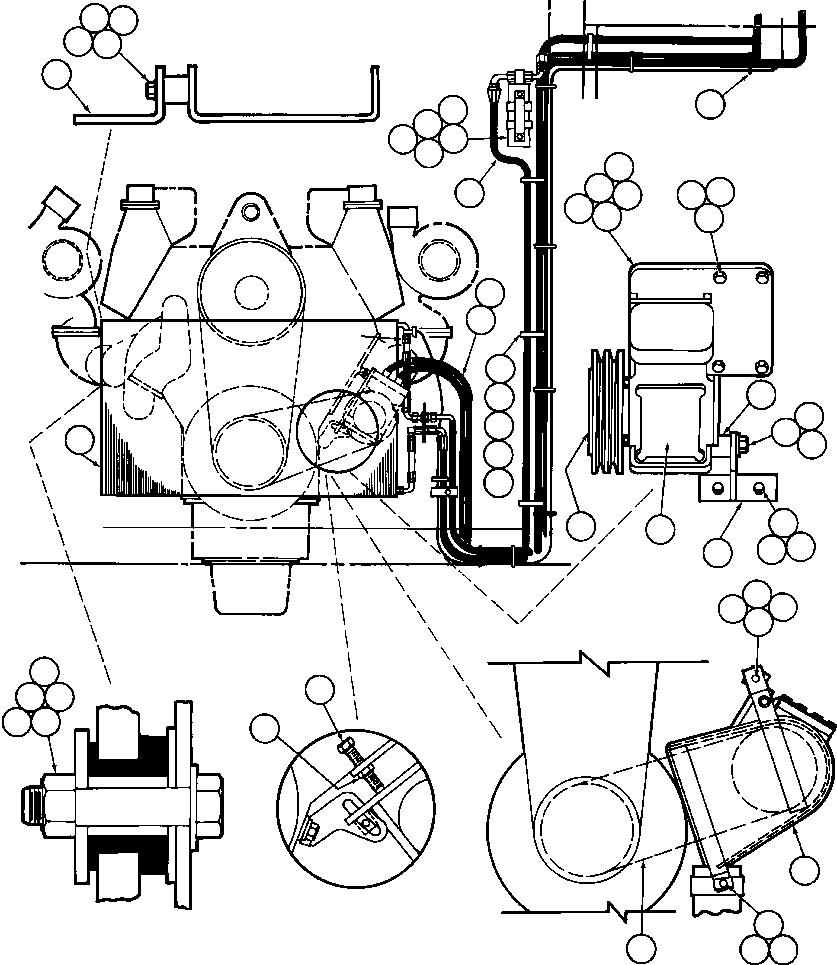 Кронштейн VA6033 KOMATSU