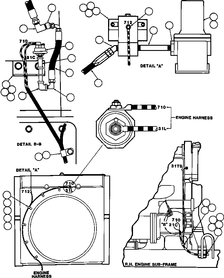 MANIFOLD, PLATE STR EB5260 KOMATSU
