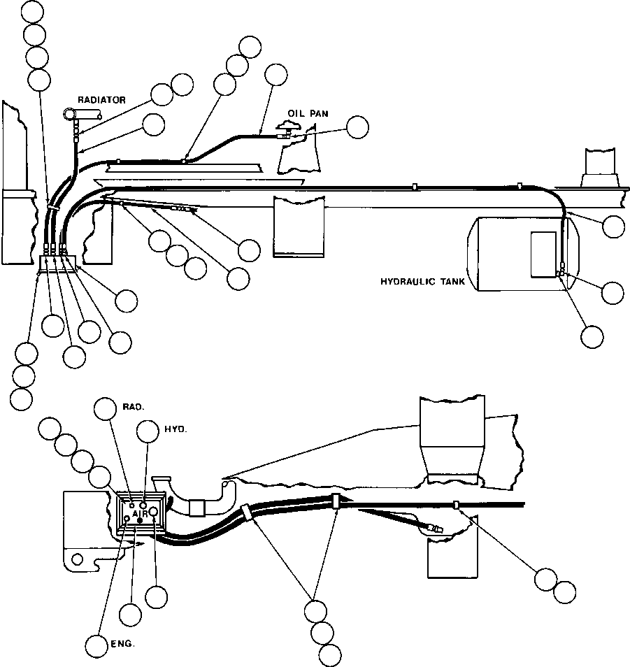 HOSE (PORT T) HA0911 KOMATSU