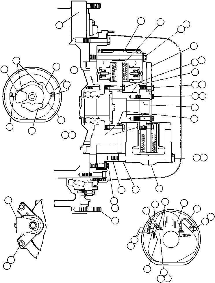 WHEEL, MOTORIZED DRIVE (791AS8B) PC0051 KOMATSU