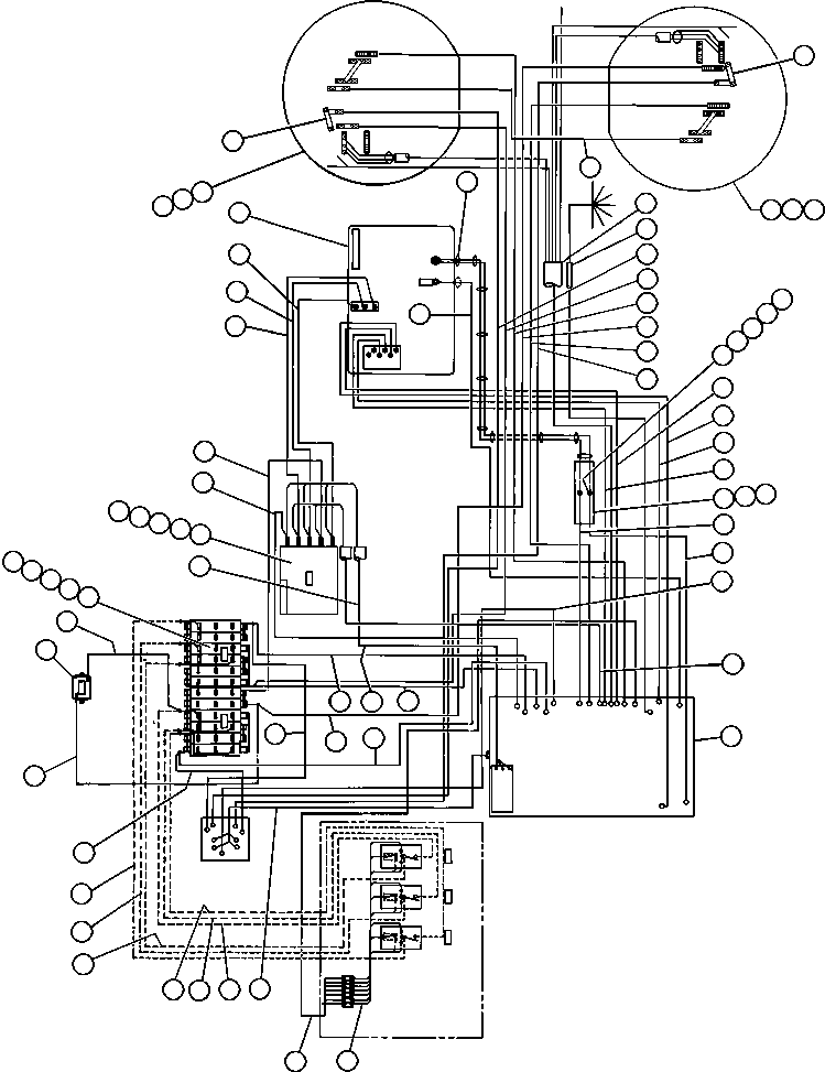 CABINET, CONTROL (SEE PRECEDING & FOLLOWING PAGES) EC4194 KOMATSU