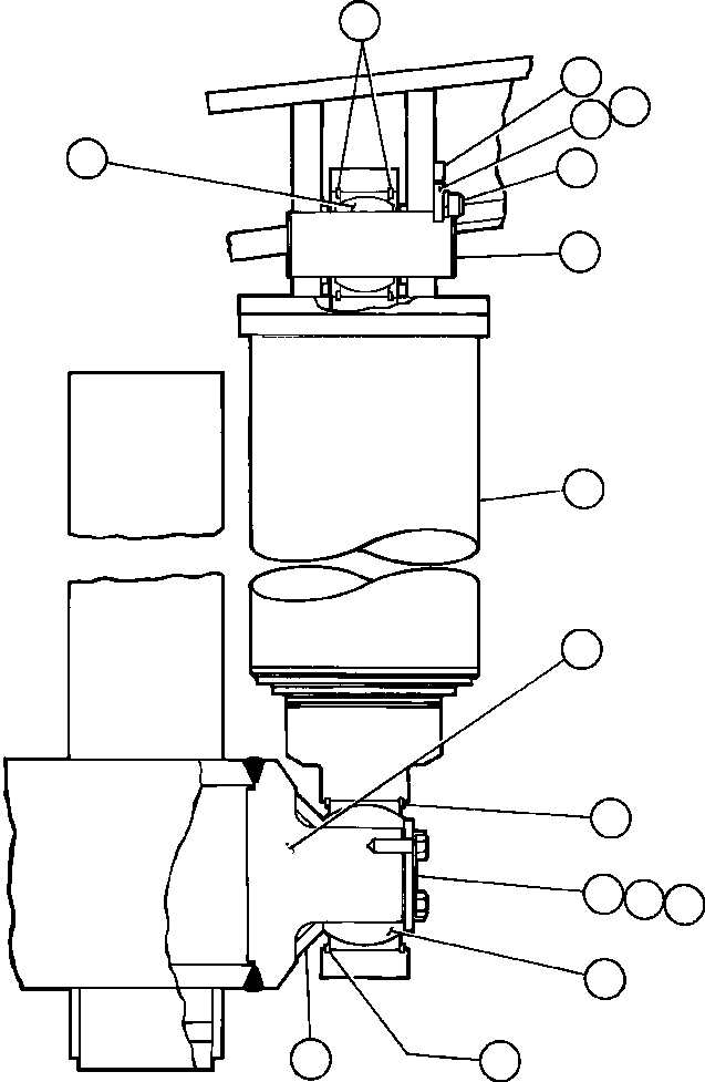 HOIST CYLINDER ASSM (SEE INDEX) TZ6909 KOMATSU