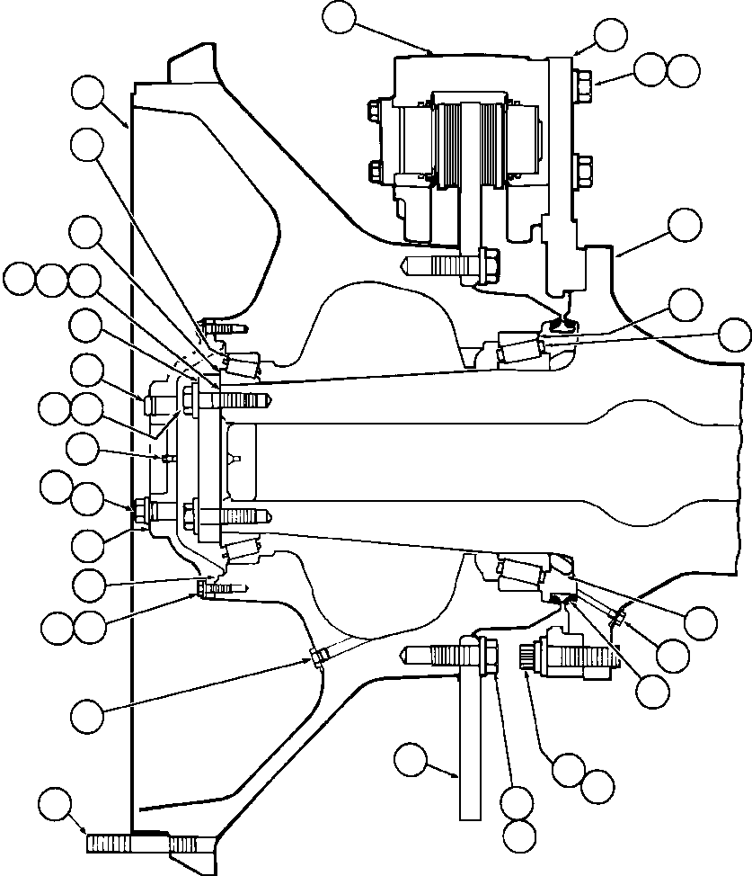 Шпиндель EC9919 KOMATSU