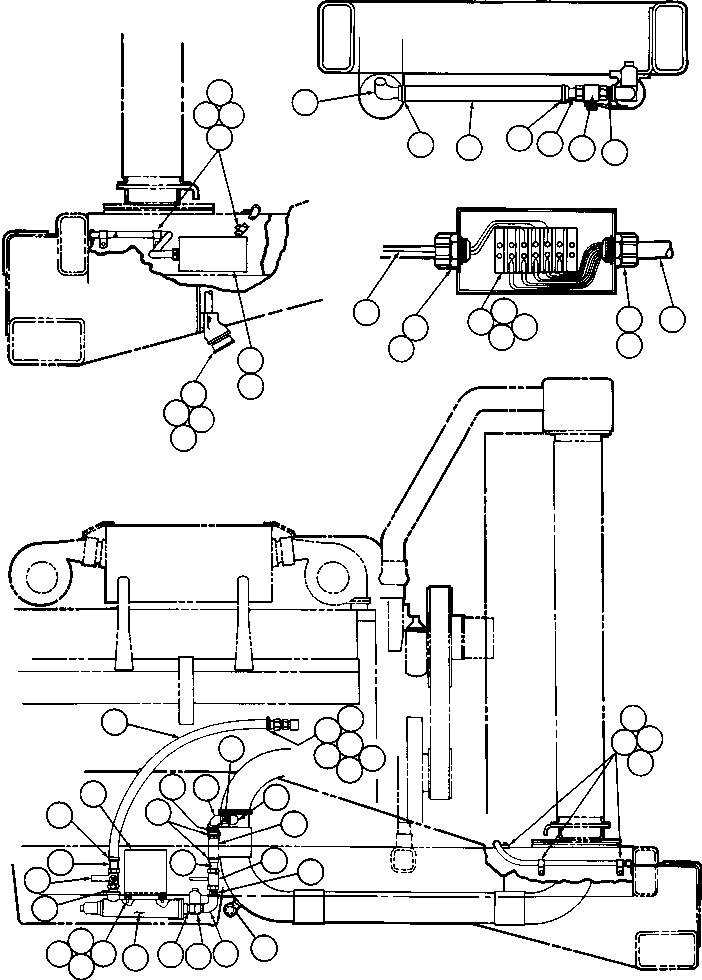 HARNESS - ENGINE HEATER VB9673 KOMATSU