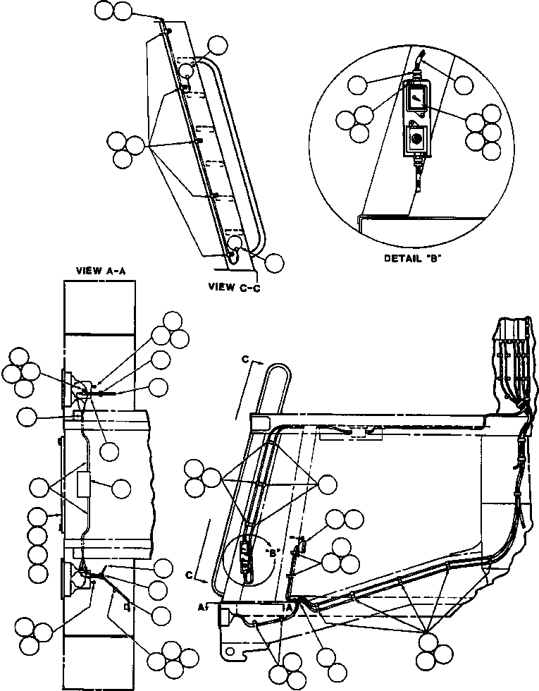 SWITCH, FLUSH HEAD VZ2828 KOMATSU