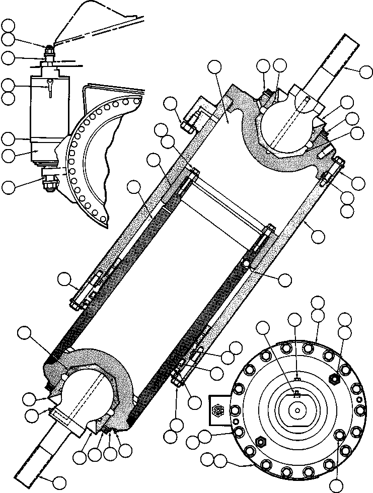 (3) INCLUDED IN AK1948 REAR SUSPENSION KIT. AK1948 KOMATSU