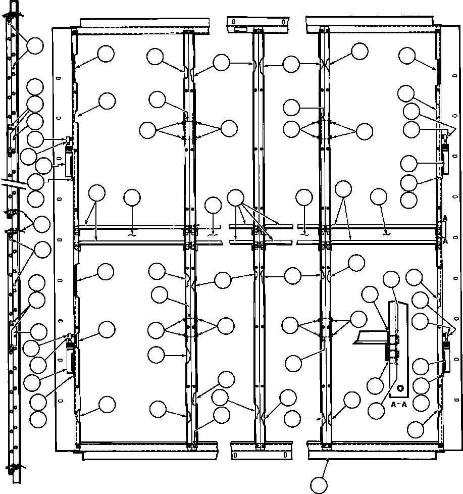 BAR, CONTROL TOP - OUTER VE6399 KOMATSU