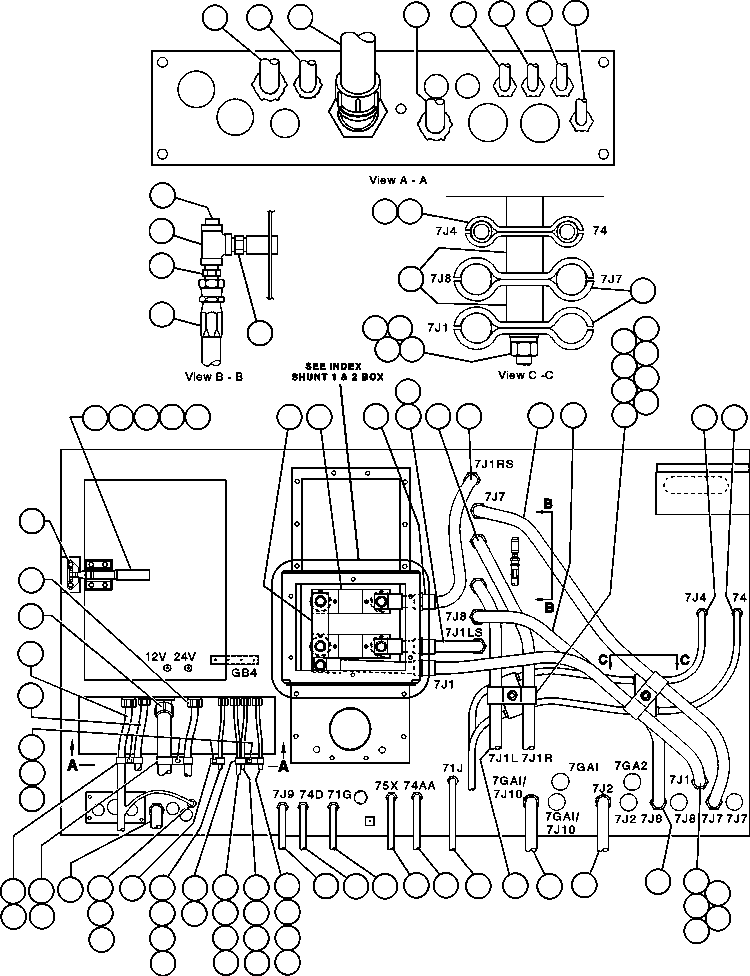 HARNESS - TO ALTERNATOR (ESS) ENGINE CONTROL ED5806 KOMATSU