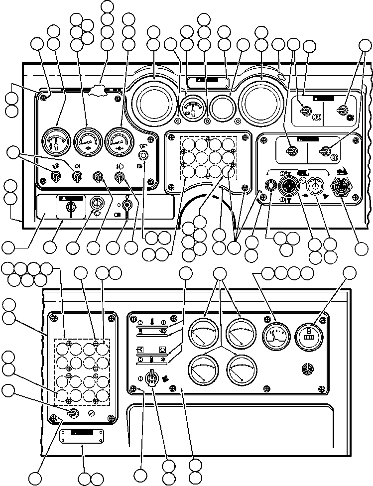 HARNESS, WIRE (GAUGE/SWITCH) ED9729 KOMATSU