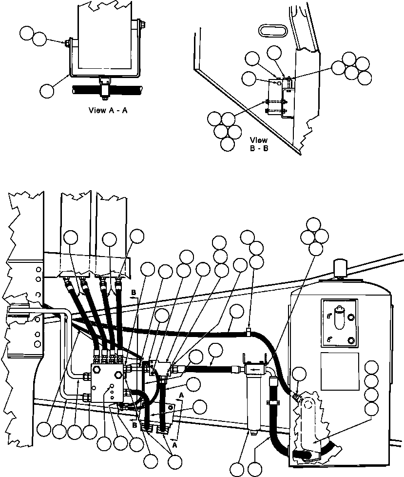 Комплект уплотнений VE1705 KOMATSU