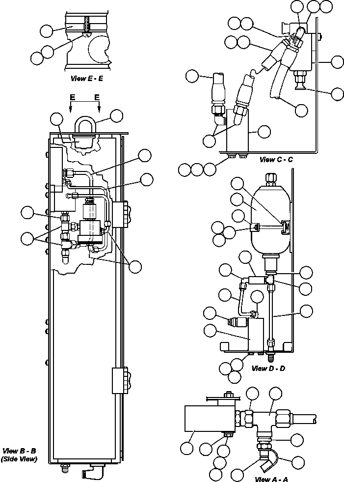 Штуцер - 90 DEG PB7806 KOMATSU