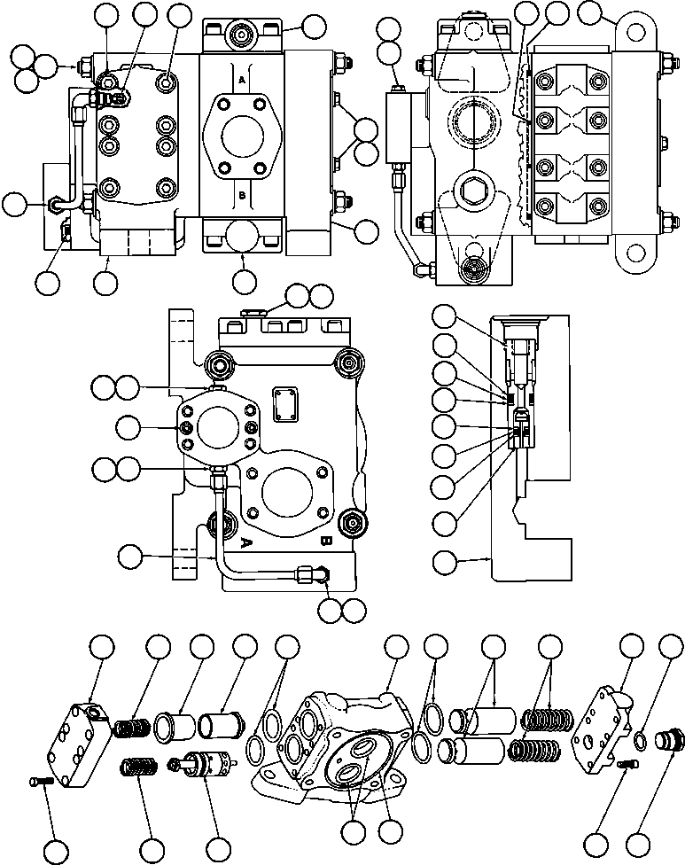 Впускной корпус VE7618 KOMATSU