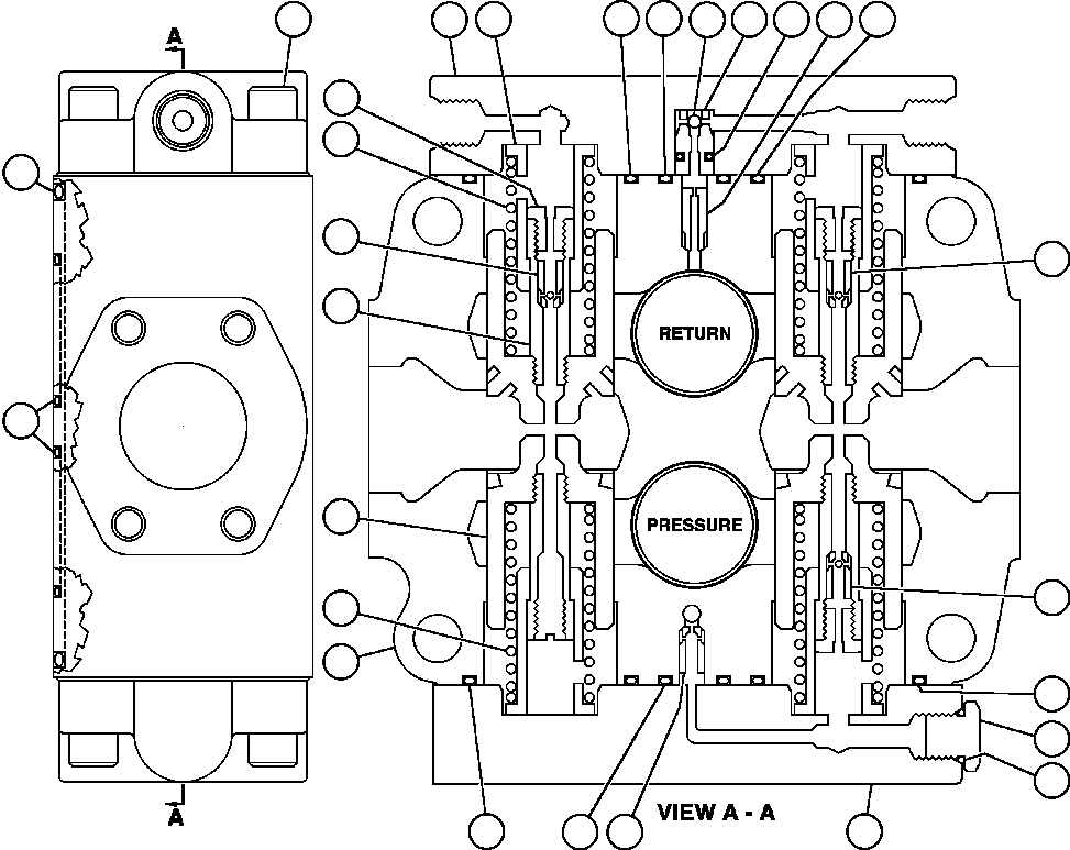 (2) INCLUDED IN VE7672 MAJOR SVC KIT. VE7672 KOMATSU