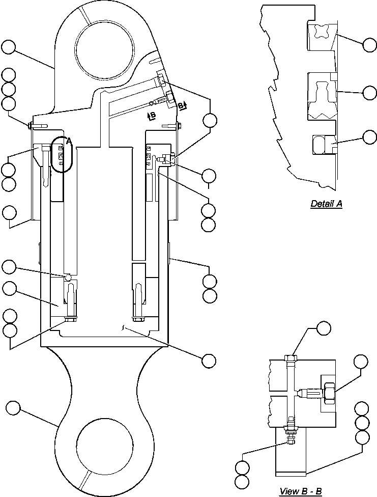 SEAL, ROD DOUBLE LIP - 10" (1) PB8563 KOMATSU