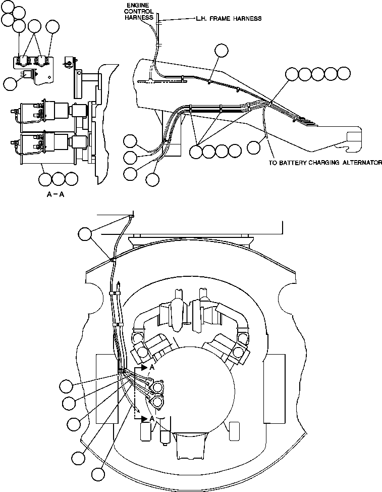 Провод массы CH2724 KOMATSU