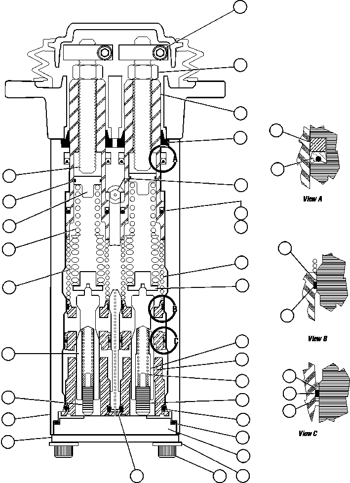 SPRING, REGULATOR (2) BF2599 KOMATSU