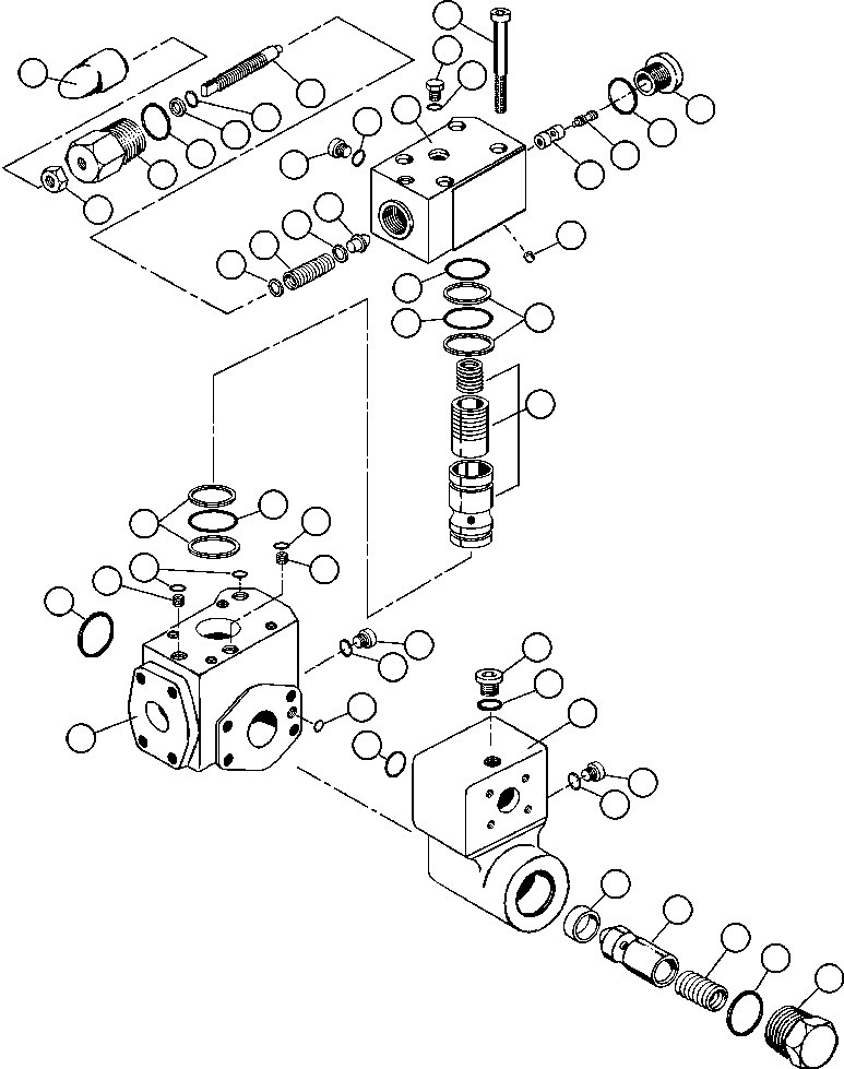 BLOCK, CHECK BF2810 KOMATSU