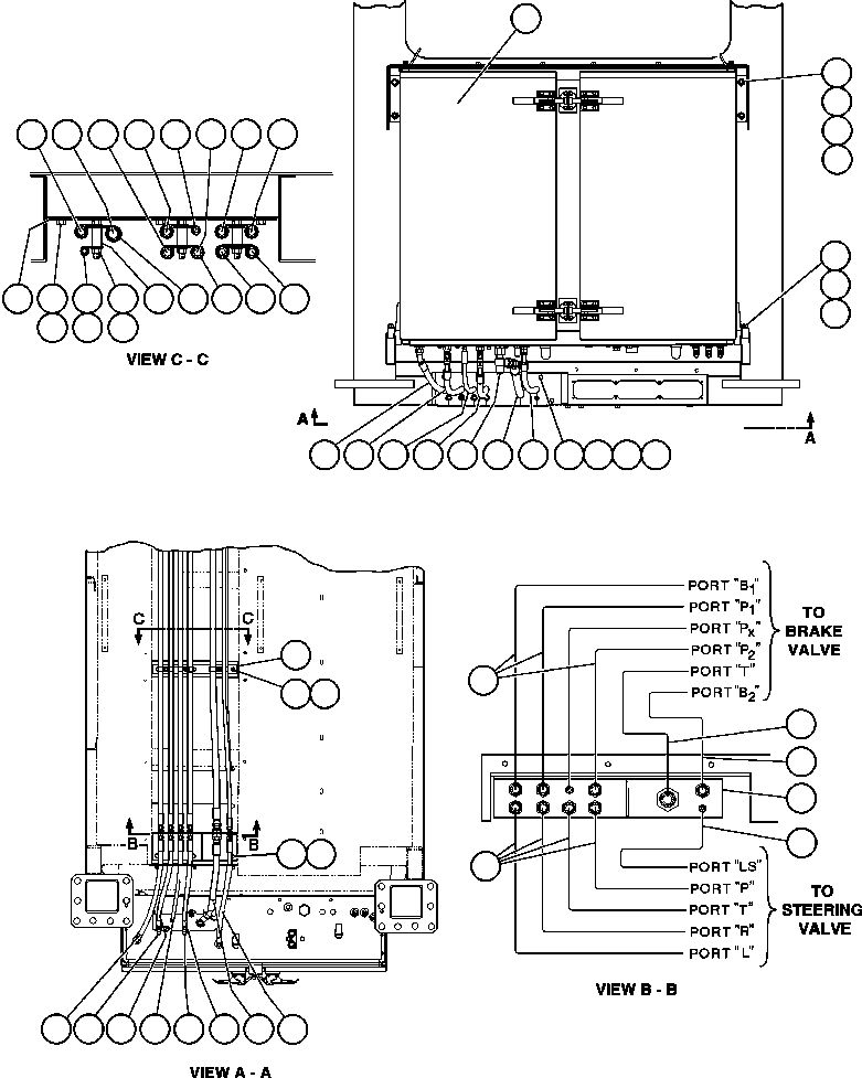 BRAKE CABINET ASSEMBLY (SEE INDEX) (1) EG7842 KOMATSU