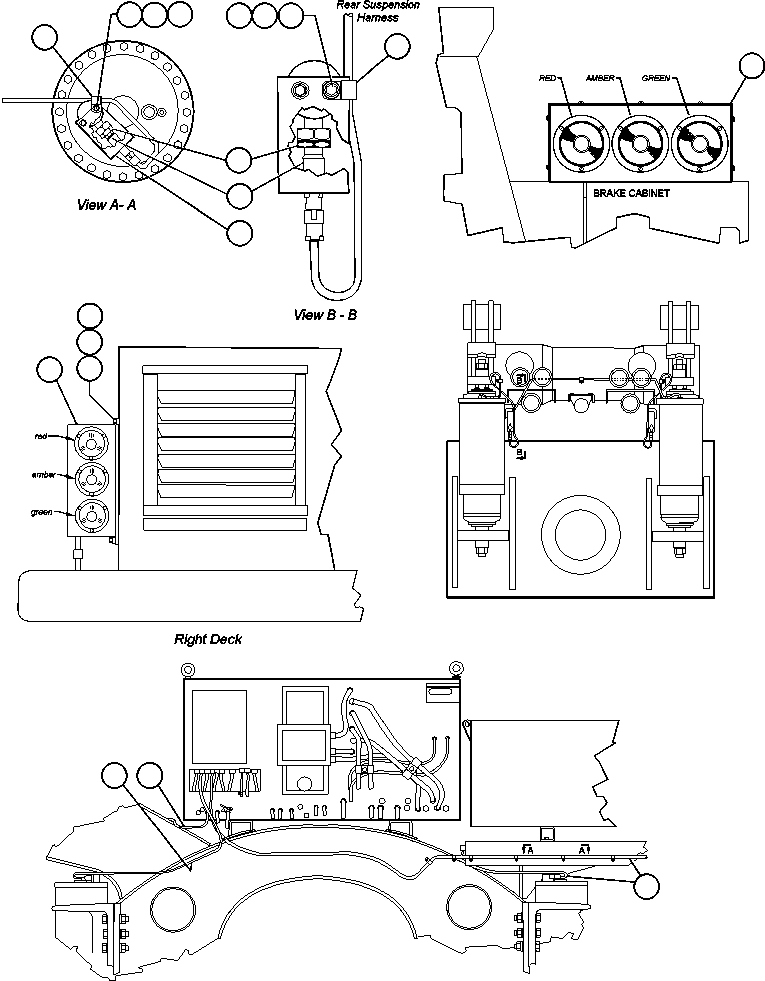 LIGHT HOUSING ASSM - L.H. (SEE FIG 55096) EF9163 KOMATSU