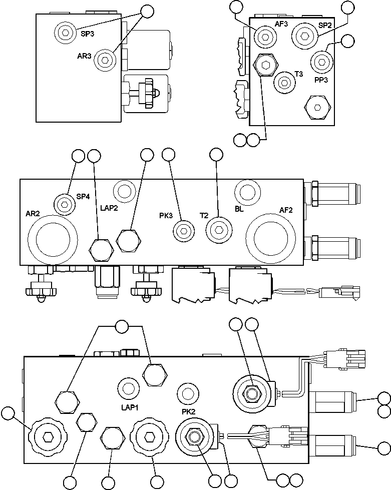 Катушка - 24 VOLT BF2843 KOMATSU