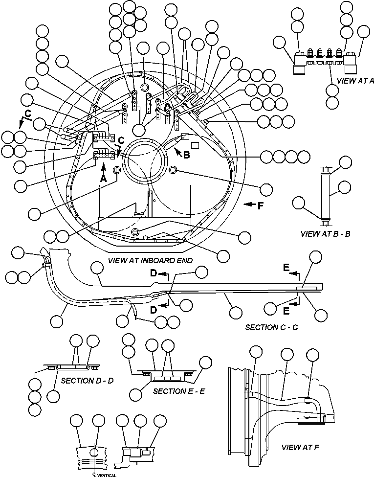 TUBE, TORQUE VS8232 KOMATSU