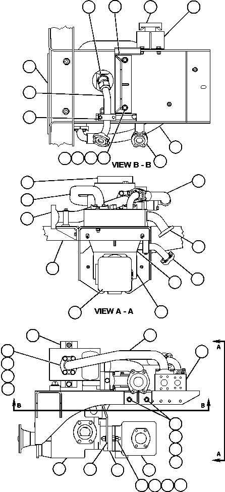 MOUNT, PUMP & VALVE EG7724 KOMATSU